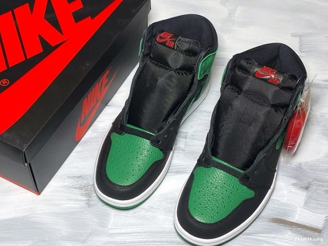 Air Jordan Green 1 555088-030 Pine High 0715